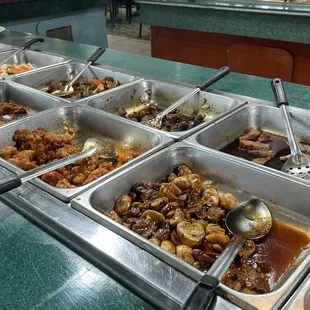 interior, oysters and mussels