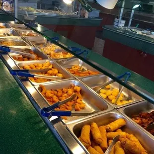 a variety of food items