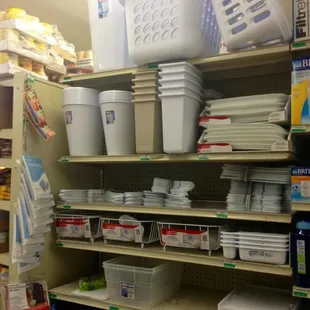 Laundry &amp; garbage cans...