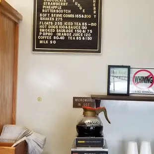 Family Donut Shop menu.