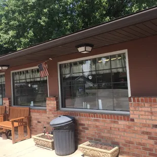 the outside of the building