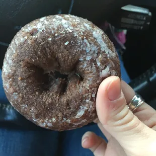 Chocolate donut... Mmmm so good!!!