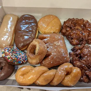 a variety of donuts