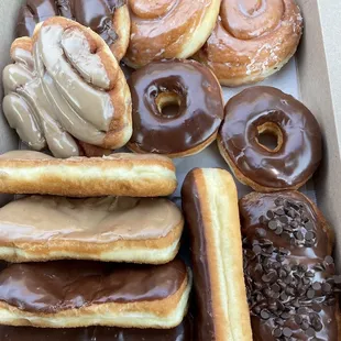 Assortment of vegan donuts