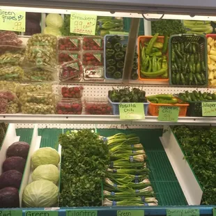 a variety of vegetables