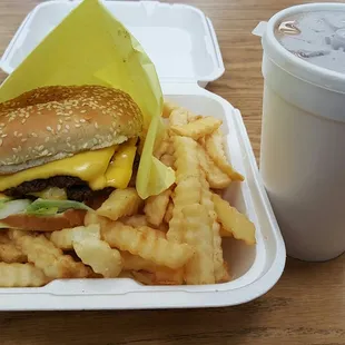 all of this (drink included) for exactly 500 cents out the door