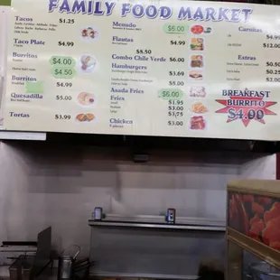 There Menu. The single and double cheeseburger combos are the only plates that come with a free drink.