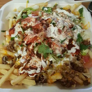 asada fries, which i've halfway destroyed by now