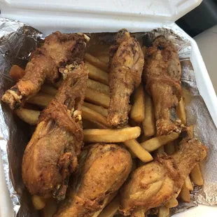 Chicken &amp; fries