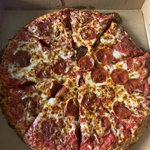 Pepperoni pizza