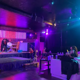 View of the stage / inside area
