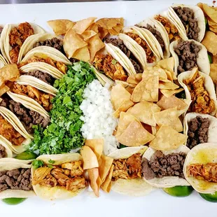 Birthday taco platter 24 hours notice