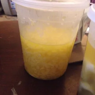 Egg drop soup! So delicious I ate half before I could take a picture!