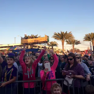 Screaming little fans for Becky G!