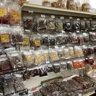 a variety of food items