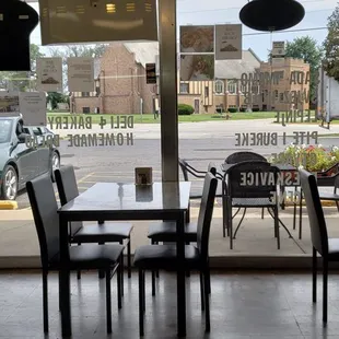 Nice window seating.