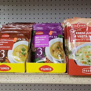 Some of these packages turn out to be tasty.