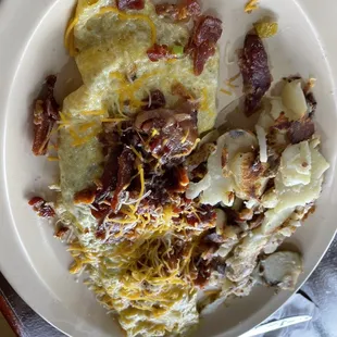 Bacon omelet