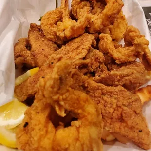 6 pieces each of snapper and prawns