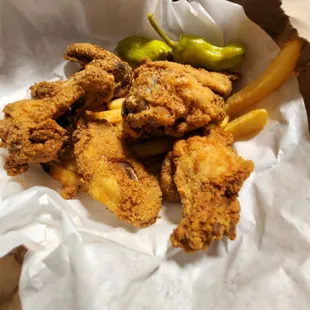 hardly any fries