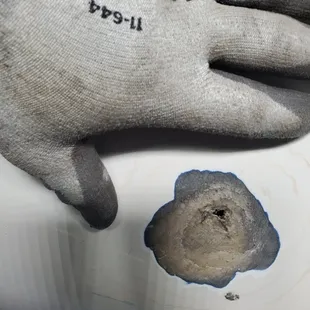 Fiberglass damage from blown up motor