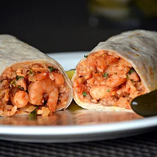 Regular Shrimp Burrito