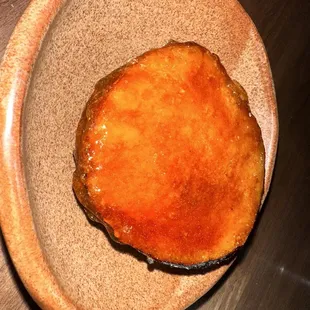 squash cheesecake brûlée