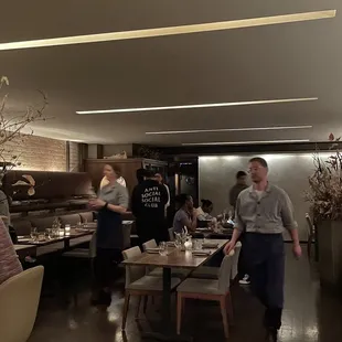 people in a restaurant