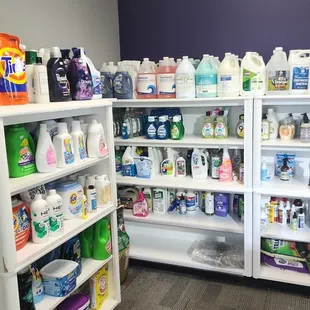 Household cleaning supplies