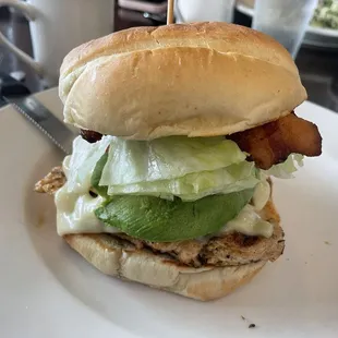 Blackened Chicken Sandwich (avocado add-on)