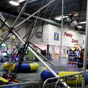 The eurobungy is a favorite activity for kids and adults alike!