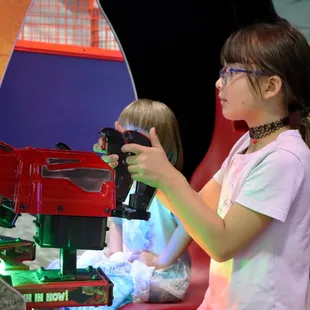 Arcade games are fun for all ages.