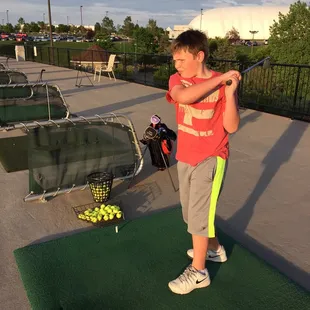 He&apos;s a natural #mylilgolfer