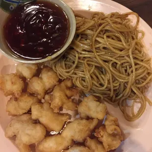 a plate of food
