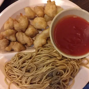 a plate of food