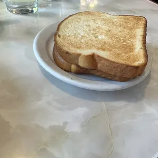 Homemade bread made into toast.