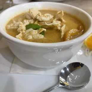 Panang curry with chicken