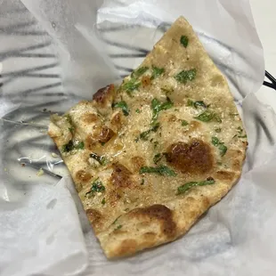 Garlic naan