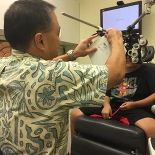 Dr. Kibert Kato in action