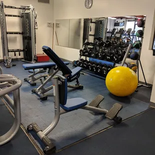All new equipment in the cardio room