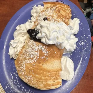 Blueberry pancake