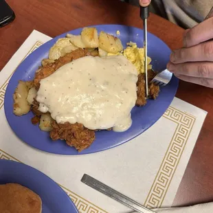 Country fried steak. YUM