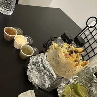 Supper burrito de asada