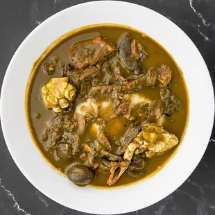 Fufu and Abunuabunu Soup