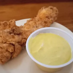 Chicken Tenders with Honey Mustard