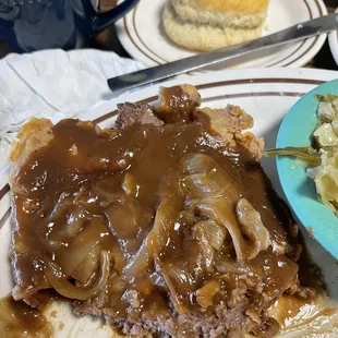 Country fried steak fresh cooked to order country fried steak and gravy.