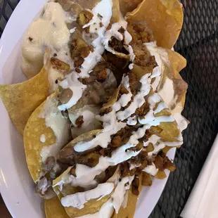 Al pastor Nachos
