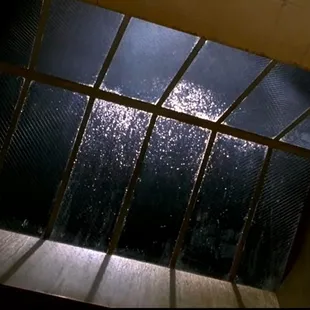 a window in the ceiling