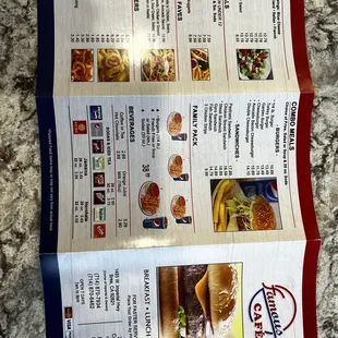 Menu updated