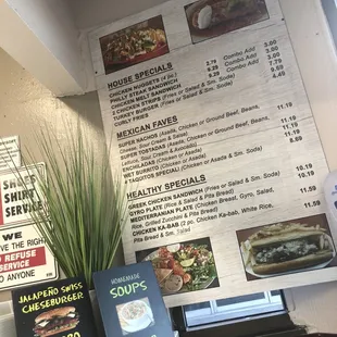Their newest House Specials menu during CoronaMania 2020